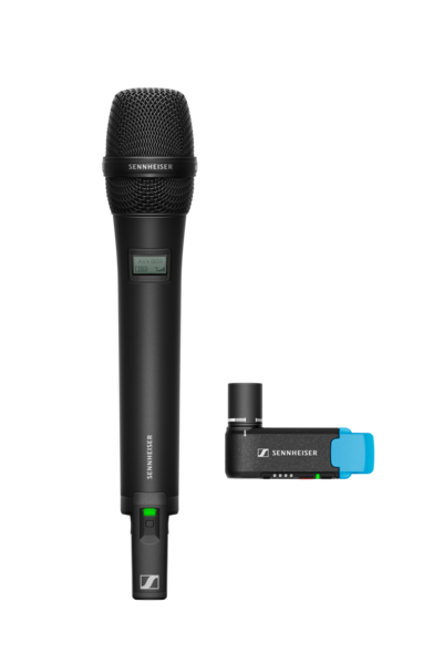AVX-835 SET-4-US CAMERA HANDHELD WIRELESS, EKP AVX RCVR, SKM AVX-S W/ MUTE SWITCH AND MMD 835-1 CAPSULE, BA10 BATTERY