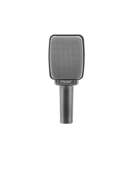 E 609 SILVER SUPER-CARDIOID DYNAMIC MICROPHONE FOR GUITAR AMPLIFIERS. INCLUDES MZQ100 CLIP. 6.4 OZ.