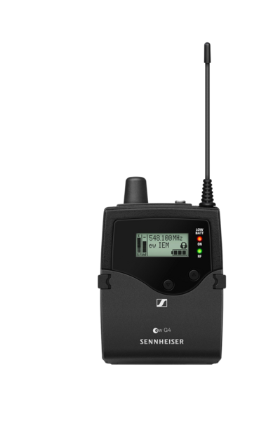 EK IEM G4-A1 STEREO BODYPACK RECEIVER. INCLUDES (1) PAIR OF IE4 EARBUDS, FREQUENCY RANGE:A1 (470 - 516 MHZ)