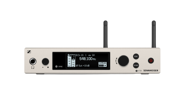 EM 300-500 G4-GW1 RACKMOUNT TRUE DIVERSITY RECEIVER. GA3 RACKMOUNT INCLUDED, FREQUENCY RANGE: GW1 (558 - 608 MHZ)