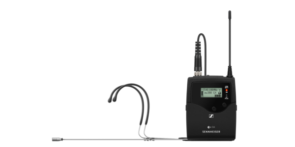 EW 300 G4-HEADMIC1-RC-GW1 WIRELESS HEADMIC SET. INCLUDES (1) SK 300 G4-RC BODYPACK TRANSMITTER, (1) SL HEADMIC 1