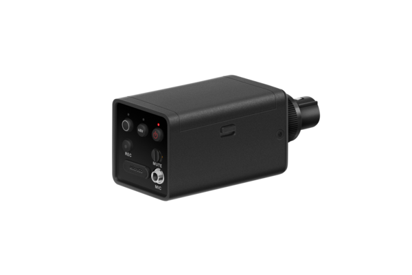 EW-DP SKP (R4-9) DIGITAL PLUG-ON TRANSMITTER,+48V PHANTOM POWER,3.5 MM INPUT,INTERNAL MICROSD RECORDING,552-608 MHZ