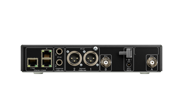 EW-DX EM 2 DANTE (Q1-9) 2 CHANNEL HALF-RACK (9,5“) DANTE® RECEIVER. INCLUDES (1) EW-DX EM 2 DANTE, (2) 1/4 WAVE ANTENNA