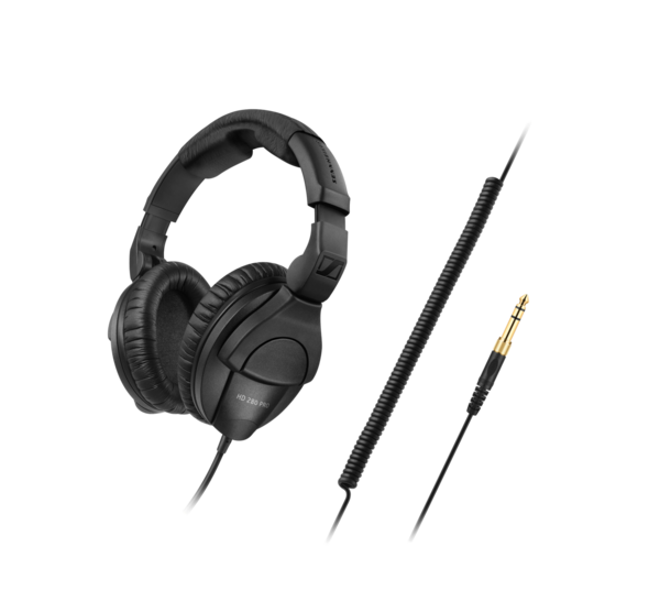 HD 280 PRO CLOSED, AROUND-THE-EAR COLLAPSABLE PROFESSIONAL MONITORING  HEADPHONES, BLACK