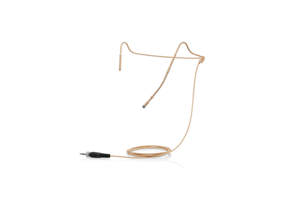 HS 2 BE NECKWORN MICROPHONE, OMNIDIRECTIONAL, MKE 2 CAPSULE, BEIGE, 1.6M CABLE WITH 3.5MM JACK, FOR EW-D SK,