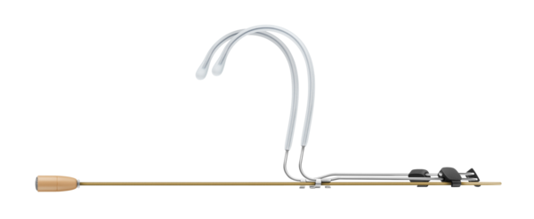 HSP ESSENTIAL OMNI-BEIGE-3-PIN HEADSET MICROPHONE (OMNIDIRECTIONAL, PRE-POLARIZED CONDENSER) WITH 1.3M FIXED CABLE BEIGE, FOR 2000,