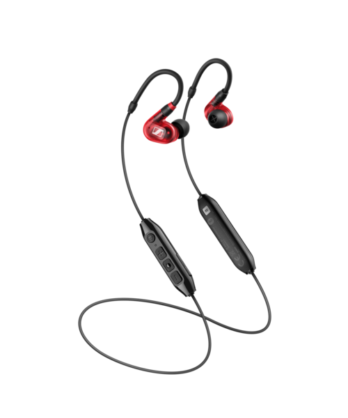 IE 100 PRO WIRELESS RED WIRELESS IN-EAR MONITORING HEADPHONE SET FEATURING 10MM DYNAMIC TRANSDUCER