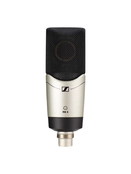 MK 4 CARDIOID, LARGE-DIAPHRAGM, SIDE-ADDRESS CONDENSER MICROPHONE WITH 24-CARAT-GOLD-PLATED CAPSULE,