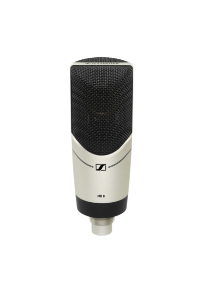 MK 8 MULTI-PATTERN, LARGE-DIAPHRAGM CONDENSER MICROPHONE WITH 24-CARAT-GOLD-PLATED CAPSULE,