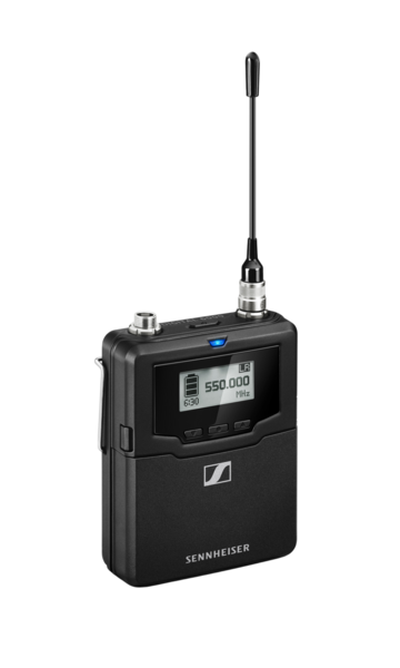 SK 6000 BK A1-A4 BODYPACK TRANSMITTER, DIGITAL, LR MODE, 3-POLE SE PLUG, AES 256, BLACK, FREQUENCY (470-558 MHZ)