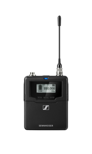 SK 6000 BK A1-A4 BODYPACK TRANSMITTER, DIGITAL, LR MODE, 3-POLE SE PLUG, AES 256, BLACK, FREQUENCY (470-558 MHZ)