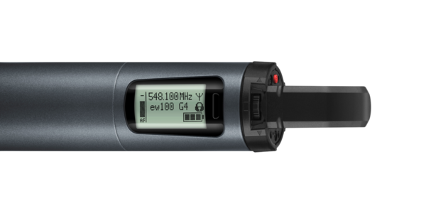 SKM 100 G4-A1 HANDHELD TRANSMITTER. MICROPHONE CAPSULE NOT INCLUDED, FREQUENCY RANGE: A1 (470 - 516 MHZ)