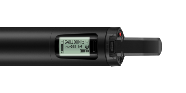 SKM 300 G4-S-AW+ HANDHELD TRANSMITTER WITH MUTE SWITCH (NO CAPSULE INCLUDED), FREQUENCY RANGE:AW+ (470 - 558 MHZ)