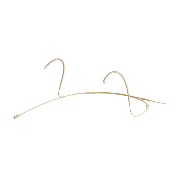 SL HEADMIC 1 -4 BE -NC OMNIDIRECTIONAL NECKBAND MICROPHONE, BEIGE, FIXED CONNECTION CABLE 1.6 M, 3-PIN, SE PLUG