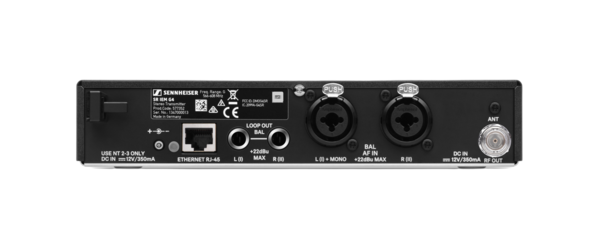 SR IEM G4-G STEREO MONITORING TRANSMITTER. INCLUDES (1) GA3 RACKMOUNT KIT, FREQUENCY RANGE:G (566 - 608 MHZ)
