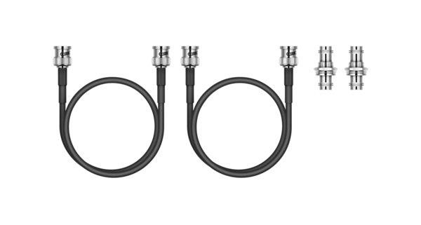 XSW FRONT ANTENNA CABLES ANTENNA MOUNTING KIT WITH TWO ANTENNA FRONT MOUNT CABLES INCLUDING TWO BNC COUPLER BULKHEADS.