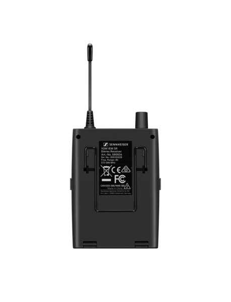 XSW IEM SET (B) IEM - XSW IEM SR TRANSMITTER, XSW IEM EK RCVR, IE 4 IN EAR HEADPH, RACK MOUNT KIT, NT 12-5 CW POWER