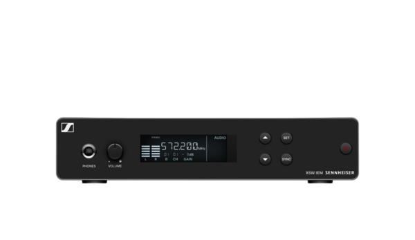 XSW IEM SR (A) SINGLE HALF-RACK STEREO UHF TRANSMITTER, RUGGED METAL HOUSING – PART OF THE XS WIRELESS IEM SERIES.