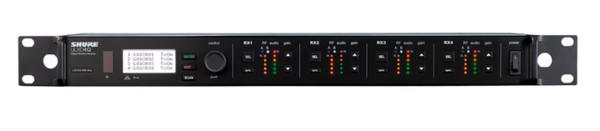 ULXD4Q=-G57 ULX-D DIGITAL QUAD 4-CHANNEL WIDE BAND WIRELESS RACKMOUNT RECEIVER / 1RU / RECEIVER COMPONENT ONLY