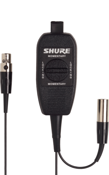 WA360 IN-LINE MUTE SWITCH FOR LX1, PG1, PGX1, SC, SLX, T1, U1, UC1,ULX1, UR1 BODYPACK TRANSMITTERS