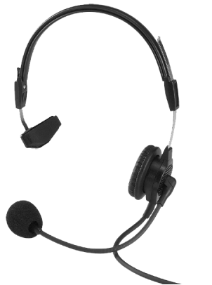PH-88 PH-88, SINGLE-SIDED LIGHTWEIGHT HEADSET, 6' (18M) CORD, A4F CONNECTOR