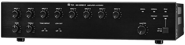 A-912MK2 UL 8-INPUT MODULAR 120W MIXER AMPLIFIER,  8 MODULE PORTS, 25V/70V/8OHM SPEAKER OUTPUTS, 2RU
