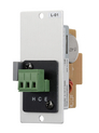 L-01S T LINE MATCHING INPUT MODULE- 600 OHMS TRANSFORMER- BALANCED WITH REMOVABLE TERMINAL BLOCK