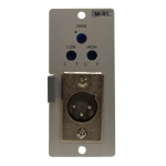 M-01M MICROPHONE INPUT MODULE- BALANCED- 200 OHM- LO/HI-CUT FILTERS- MALE XLR