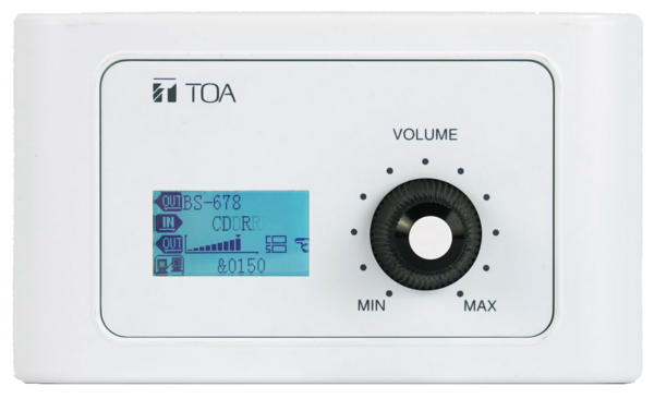 M-800RC-AM REMOTE AUDIO CONTROL PANEL, DESIGNED FOR EXCLUSIVE USE WITH TEH M-8080D