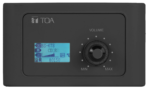 M-802RCB-AM REMOTE AUDIO CONTROL PANEL WITH AUDIO OUT, DESIGNED FOR EXLUSIVE USE WITH M-8080D