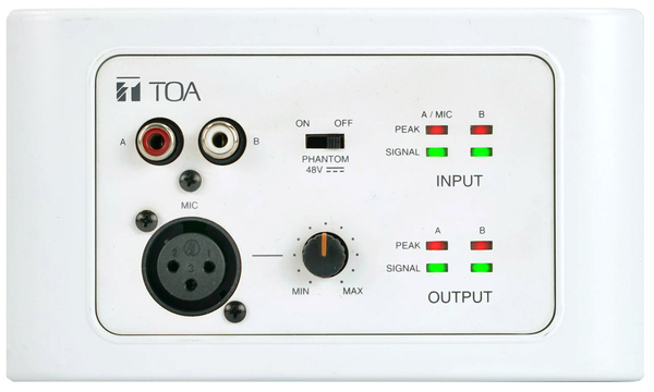 M-822IO-AM REMOTE AUDIO INPUT OUTPUT PANEL, DESIGNED FOR EXCLUSIVE USE WITH THE M-8080D