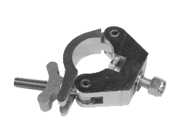 CTC50HCN NARROW HALF-COUPLER, FITS 2" TRUSS, NATURAL ALUMINUM CLEAR ANODIZED