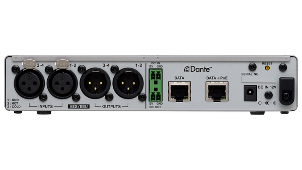 AE-4D AES/EBU DANTE CONVERTER W/BUILT-IN DSP