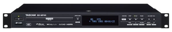 BD-MP4K 4K UHD BLU-RAY/DVD/CD/SD/USB MULTI-MEDIA PLAYER WITH EXTERNAL REMOTE CONTROL SUPPORT / 1RU