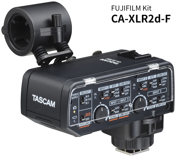 CA-XLR2D-F XLR MICROPHONE ADAPTER FOR MIRRORLESS AND DSLR CAMERAS, FUJIFILM KIT