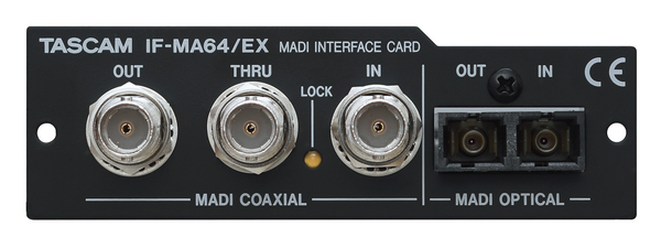 IF-MA64/EX BNC & OPTICAL MADI INTERFACE / THRU CARD FOR DA-6400