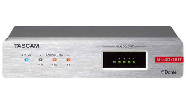 ML-4D/OUT-X LINE OUTPUT DANTE CONVERTER W/DSP XLR