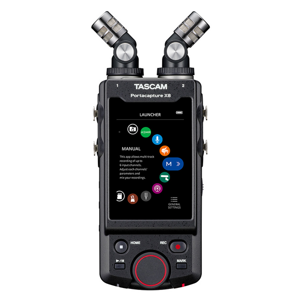 PORTACAPTURE X8 HIGH RESOLUTION ADAPTIVE MULTI-TRACK PORTABLE RECORDER