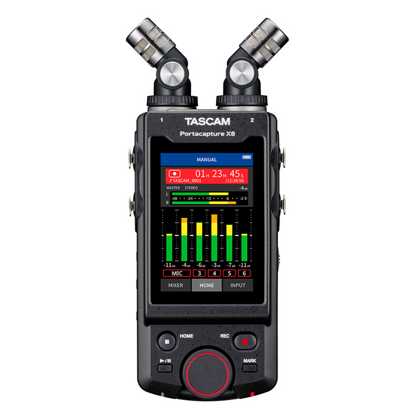 PORTACAPTURE X8 HIGH RESOLUTION ADAPTIVE MULTI-TRACK PORTABLE RECORDER