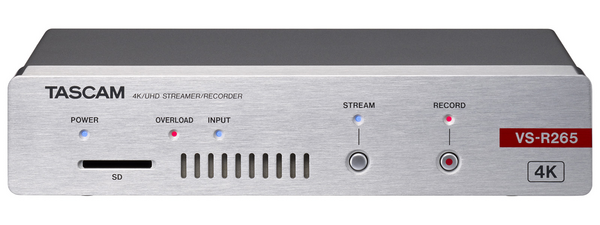VSR-265 4K AUDIO/VIDEO STREAMER W/RECORDING