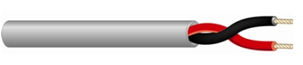 25225BBK1000 1P 16G STRANDED UNSHIELDED PLENII / 2 CONDUCTOR 16 AWG UNSHIELDED PLENUM /BLACK JACKET, REEL-IN-BOX