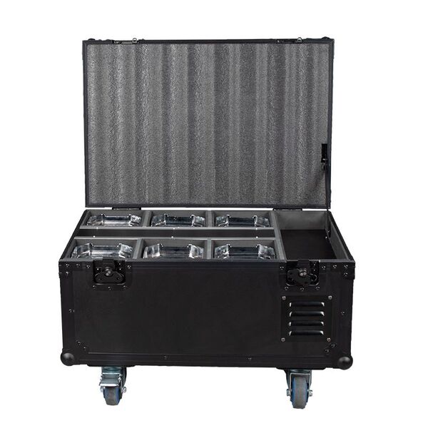 MIR600 MIRAGE Q6 PAK;6 MIRAGE QIP (IP65 RATED) LEDS, IN CASE WITH WIRED ON-BOARD BATTERY CHARGING SOLUTION