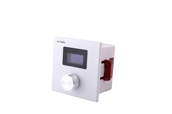 ALF-CP1L WALL MOUNTED CONTROL PANEL FOR ALF-DSP88 & ALF-DSP44 / 1.3” OLED SCREEN WITH PUSH-TO-SELECT KNOB