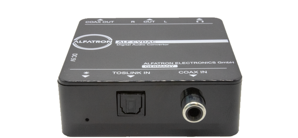 ALF-CVDAC THE ALFATRON ALF-CVDAC DIGITAL AUDIO CONVERTER IS DESIGNED TO CONVERT COAXIAL OR TOSLIK