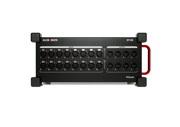 AH-DT168 16 X 8 DANTE AUDIO EXPANDER WITH DLIVE 96KHZ MIC PREAMPS, 96KHZ/48KHZ