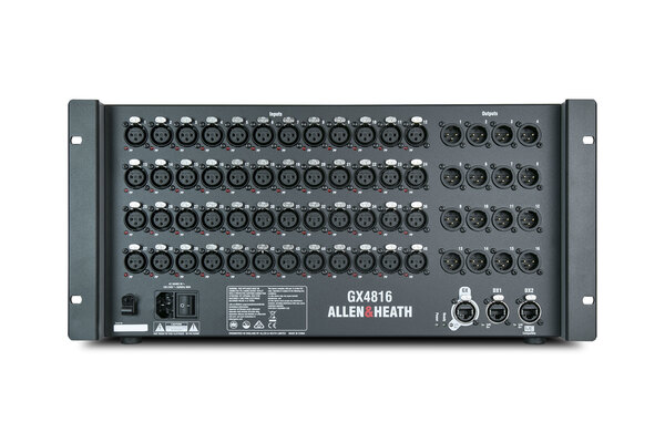 AH-GX-4816 48 XLR INPUT / 16 XLR OUTPUT 96KHZ PORTABLE GX EXPANDER W/ DX SOCKETS FOR SQ, AVANTIS, & DLIVE / 5RU