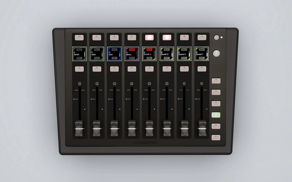 AH-IP-8 8 MOTORIZED FADER CONTROLLER, POE POWERED, INCLUDES PSU, DLIVE COMPATIBLE