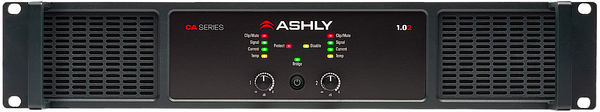 CA 1.02 2CH POWER AMPLIFIER: 2 X 1000W @ 4 OHMS, 600W @ 8 OHMS, 1000W @ 70V AND BRIDGED 2000W @ 70V