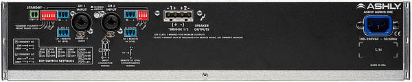 CA 1.52 2CH POWER AMPLIFIER 2 X 1500W @ 4OHMS & 2OHMS, 2 X 750W @ 8OHMS, 1500W @ 70V, 3000W BRIDGED @ 100V
