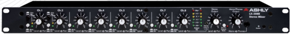 LX-308B MIXER 8 INPUT STEREO LINE, 1 RACK UNIT